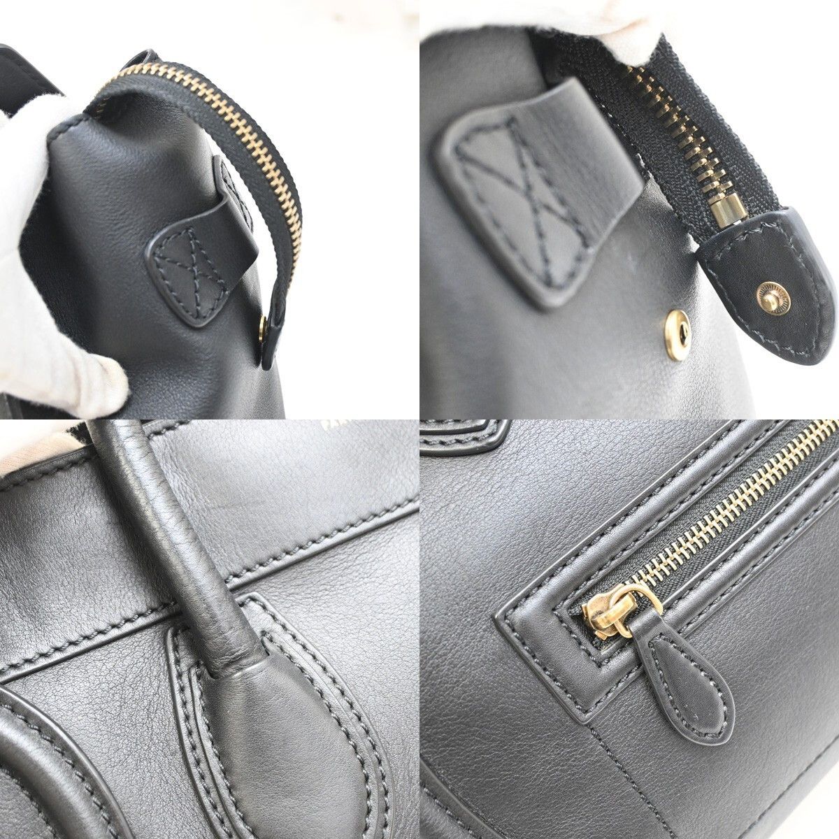 Celine Celine Luggage Bag Smooth Leather Size ONE SIZE - 11 Thumbnail