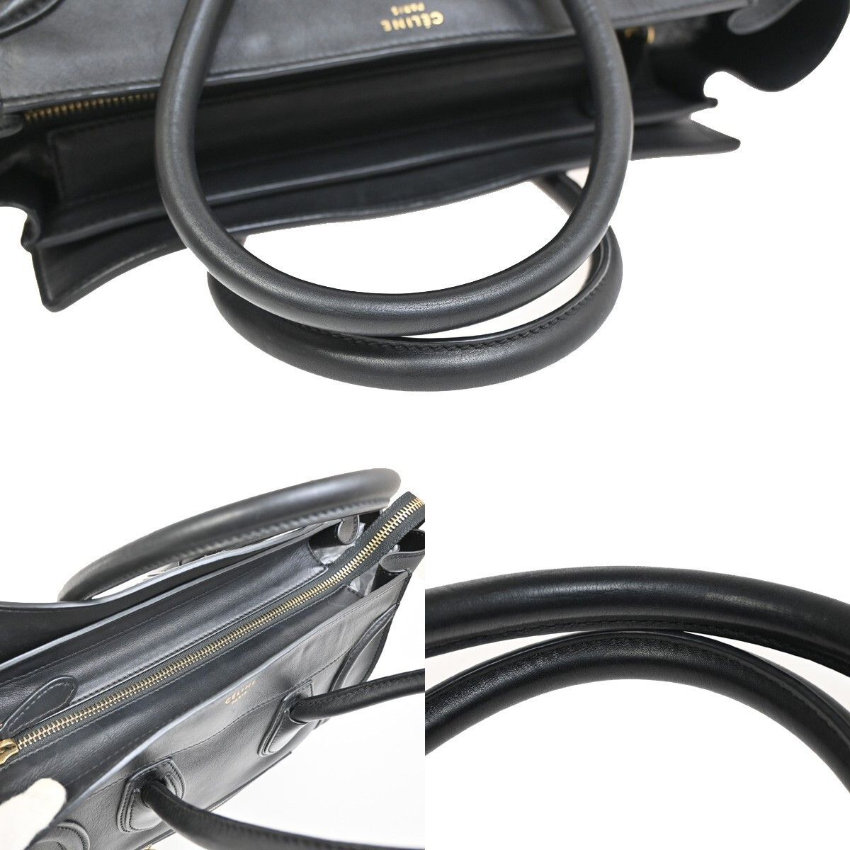 Celine Celine Luggage Bag Smooth Leather Size ONE SIZE - 14 Thumbnail