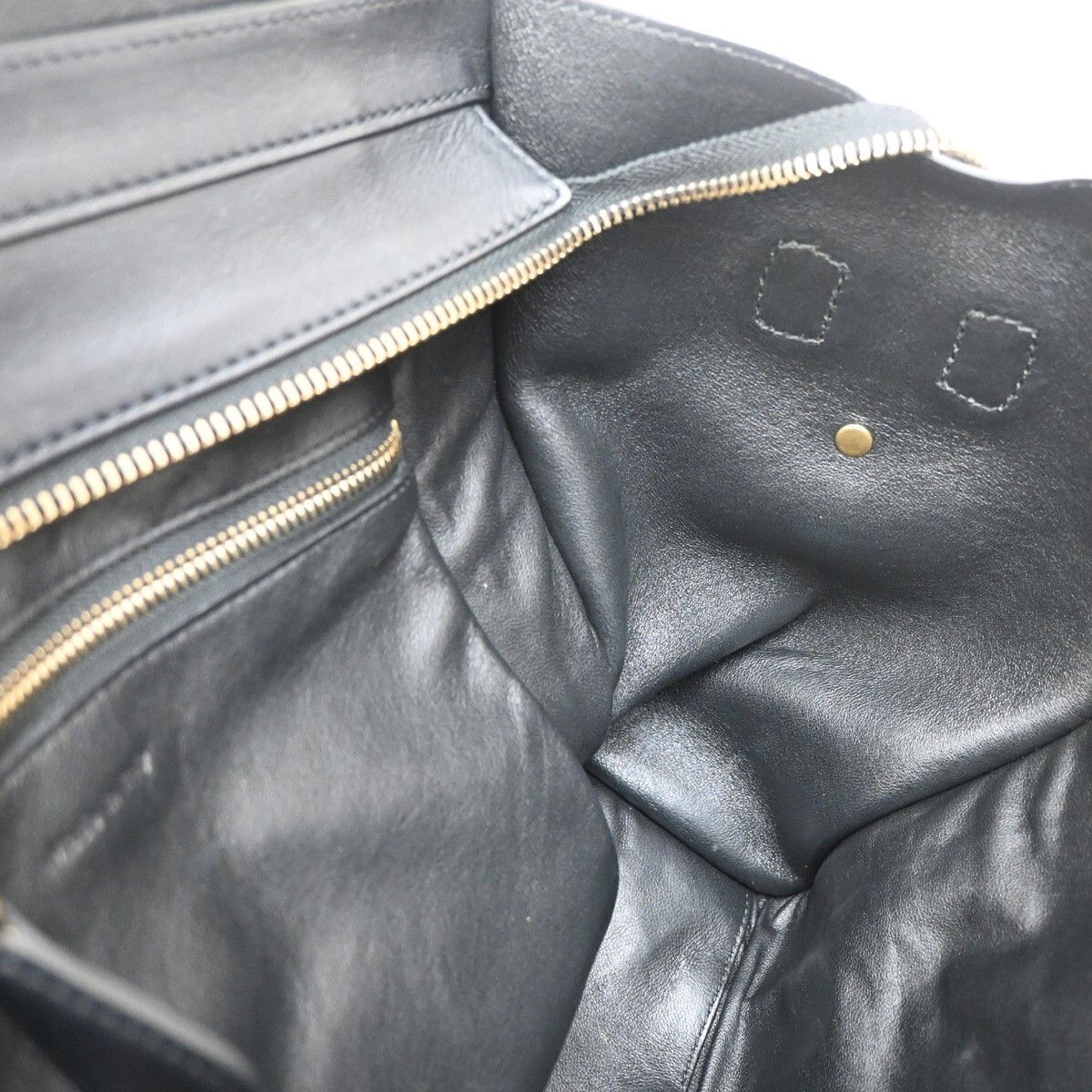 Celine Celine Luggage Bag Smooth Leather Size ONE SIZE - 16 Thumbnail