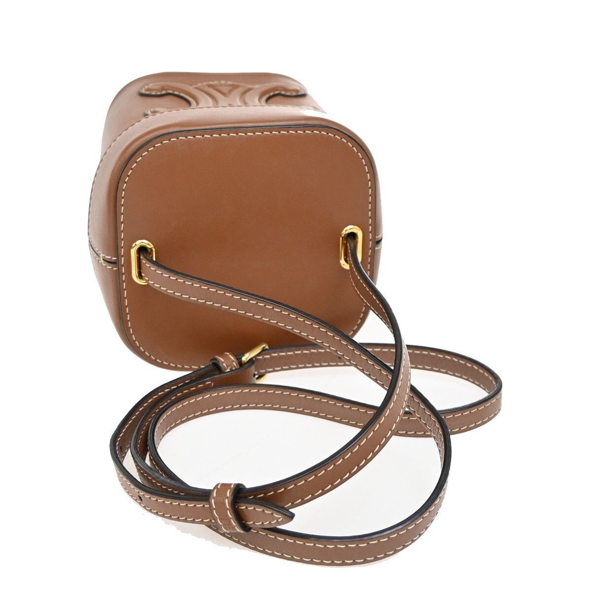 Celine Celine Cuir Triomphe Box Bag Leather Size ONE SIZE - 8 Thumbnail