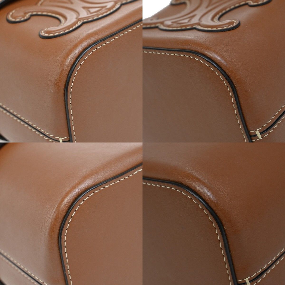 Celine Celine Cuir Triomphe Box Bag Leather Size ONE SIZE - 9 Thumbnail