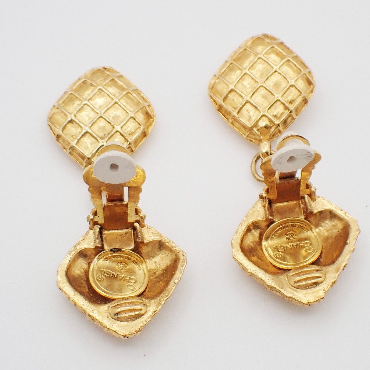 Chanel Chanel Vintage Drop Clip On Earrings Crystal with Metal Size ONE SIZE - 10 Thumbnail
