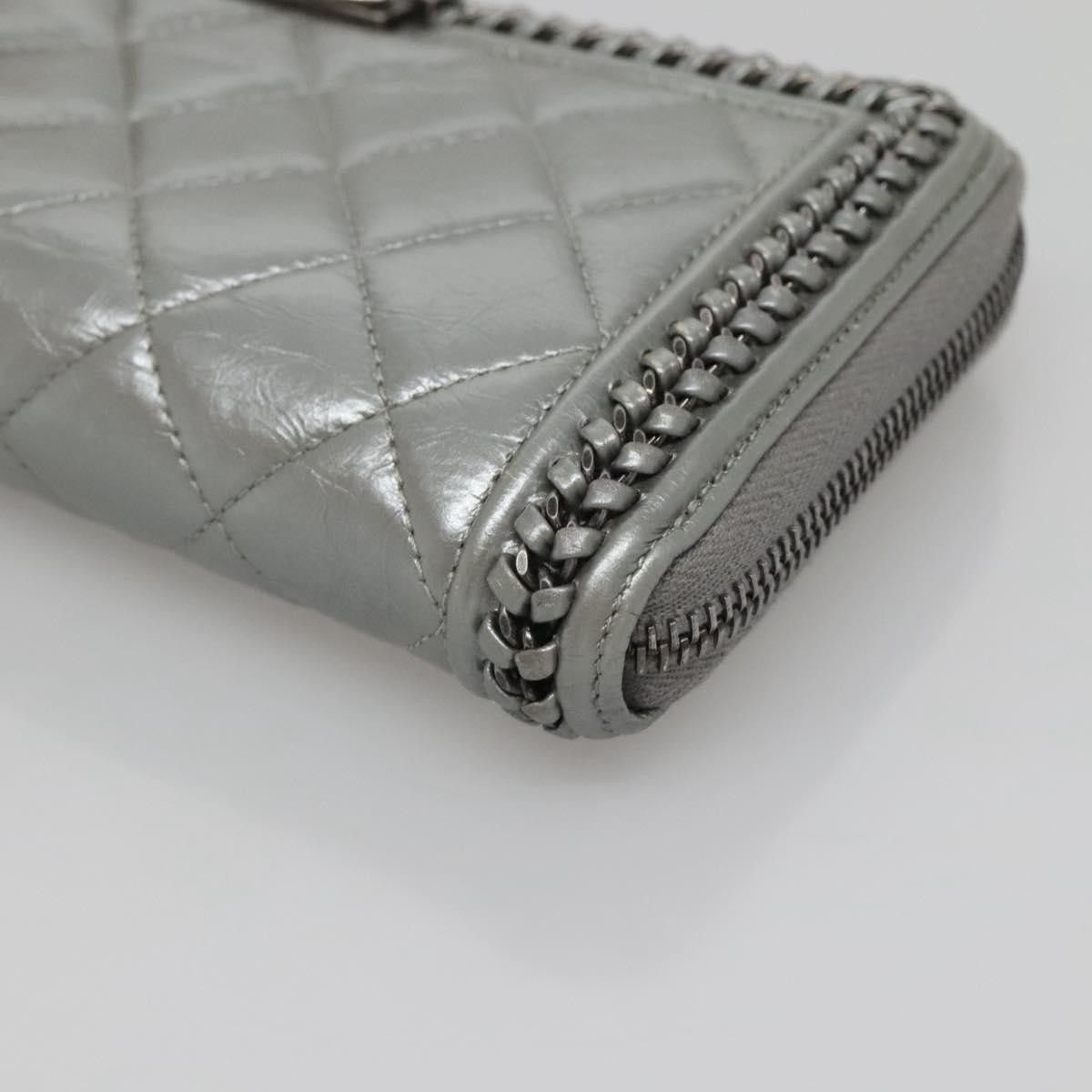 Chanel Chanel Boy Zip Jacket Wallet Quilted Calfskin Size ONE SIZE - 11 Thumbnail