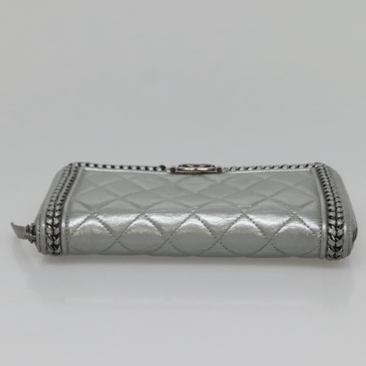 Chanel Chanel Boy Zip Jacket Wallet Quilted Calfskin Size ONE SIZE - 23 Thumbnail