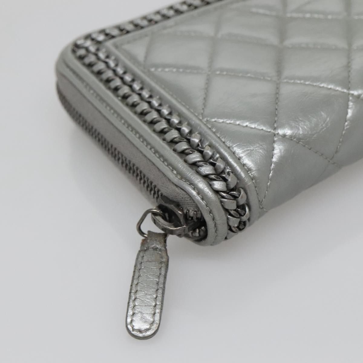 Chanel Chanel Boy Zip Jacket Wallet Quilted Calfskin Size ONE SIZE - 8 Thumbnail