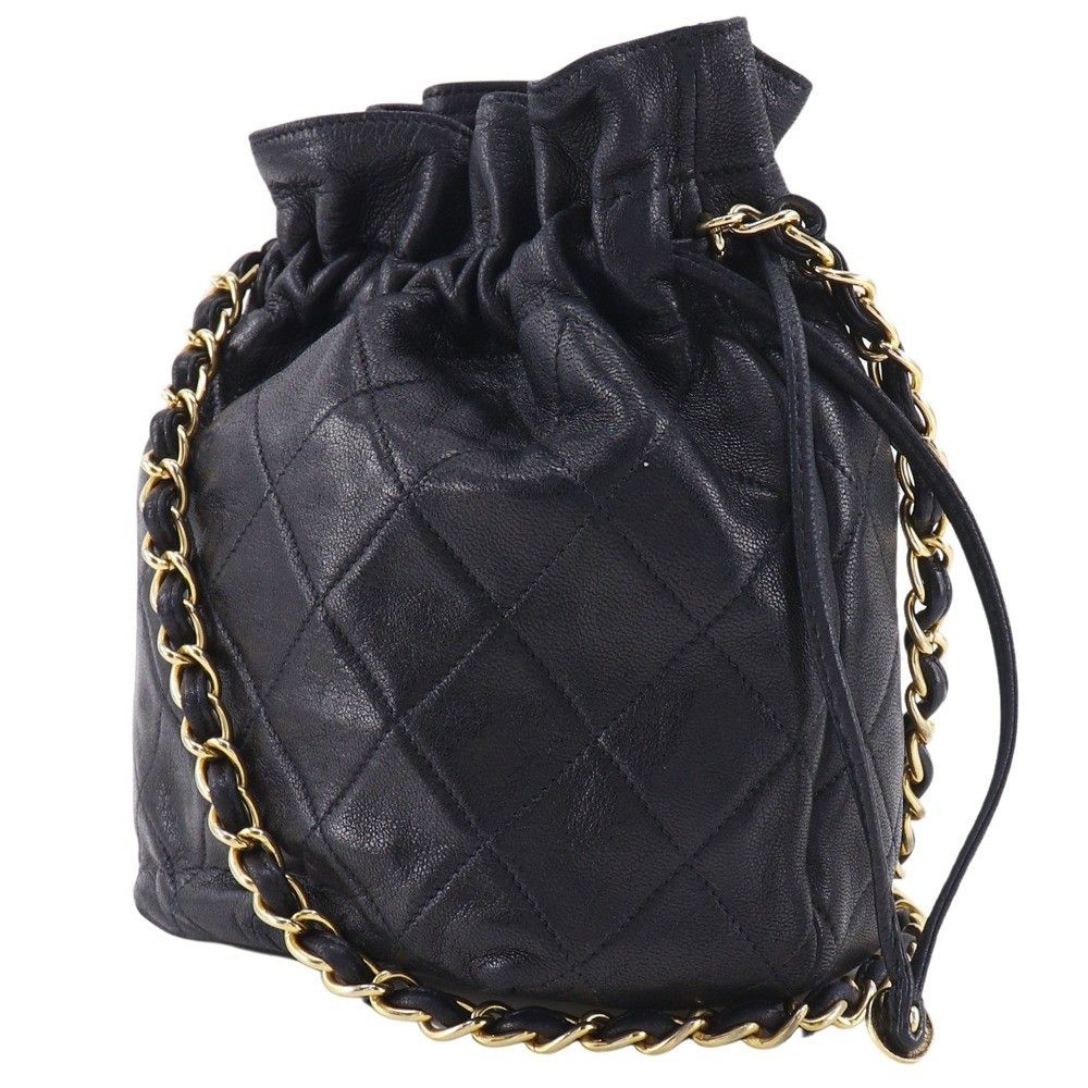 Chanel Chanel Drawstring Bucket Bag Lambskin Size ONE SIZE - 2 Thumbnail