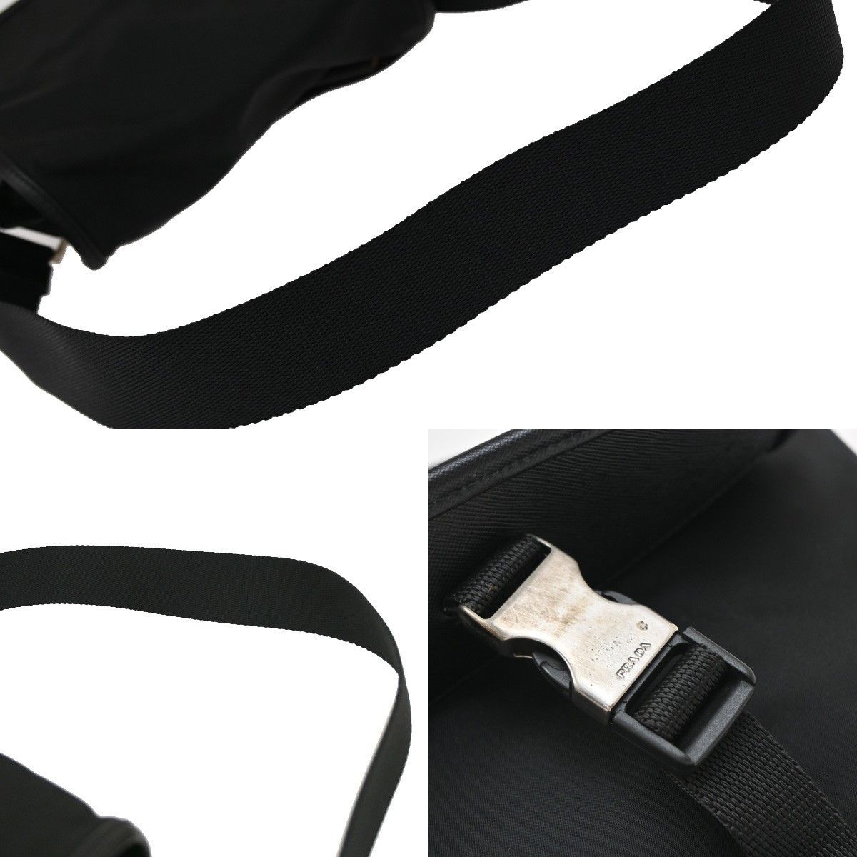 Prada Prada Logo Flap Messenger Tessuto Size ONE SIZE - 8 Thumbnail