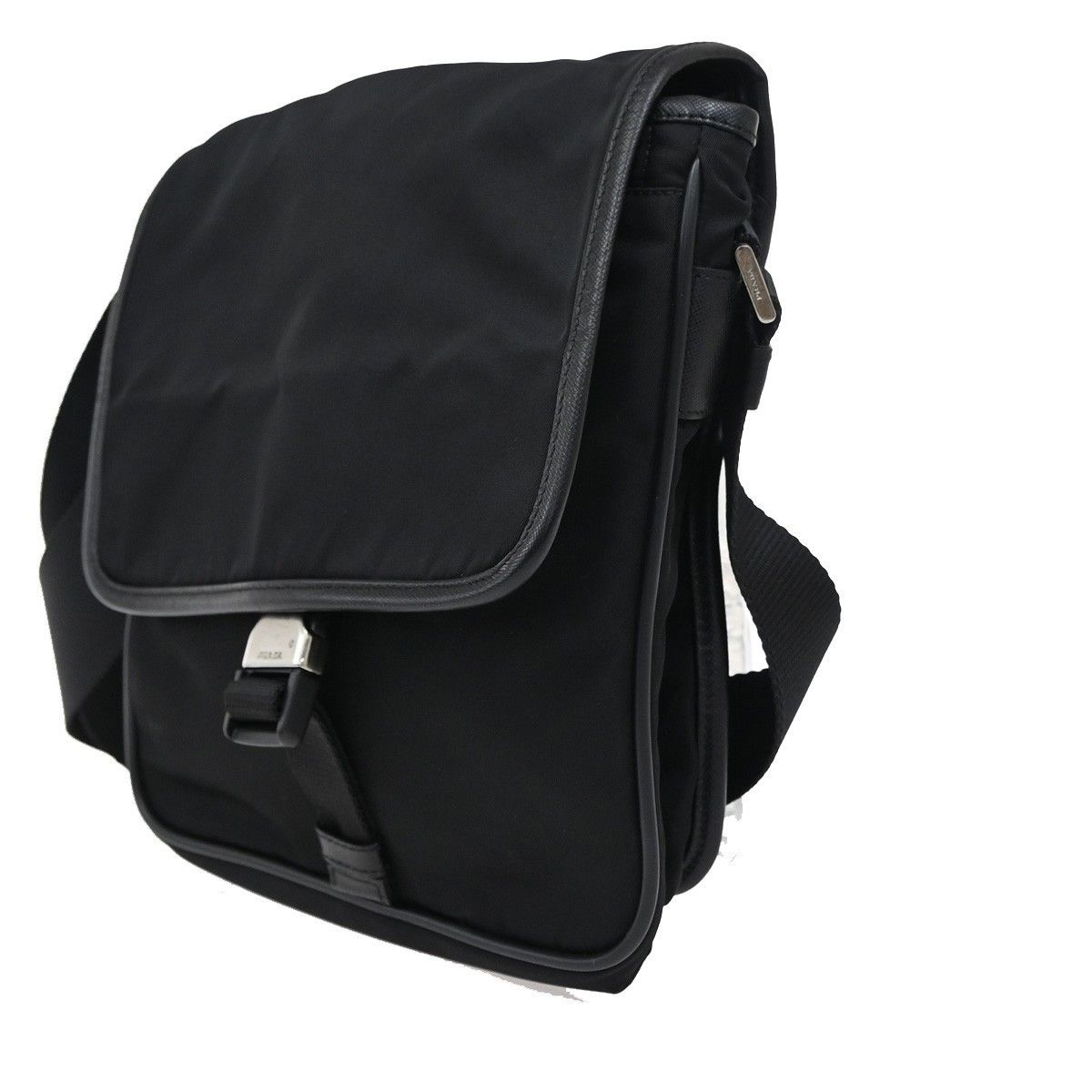 Prada Prada Logo Flap Messenger Tessuto Size ONE SIZE - 3 Thumbnail