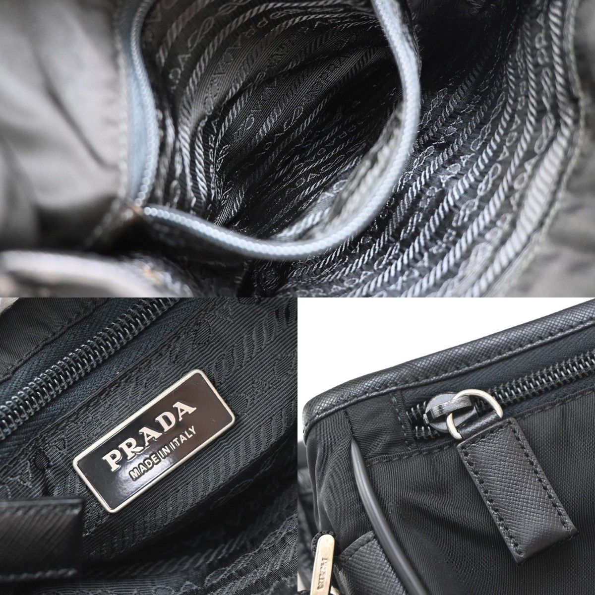 Prada Prada Logo Flap Messenger Tessuto Size ONE SIZE - 6 Thumbnail