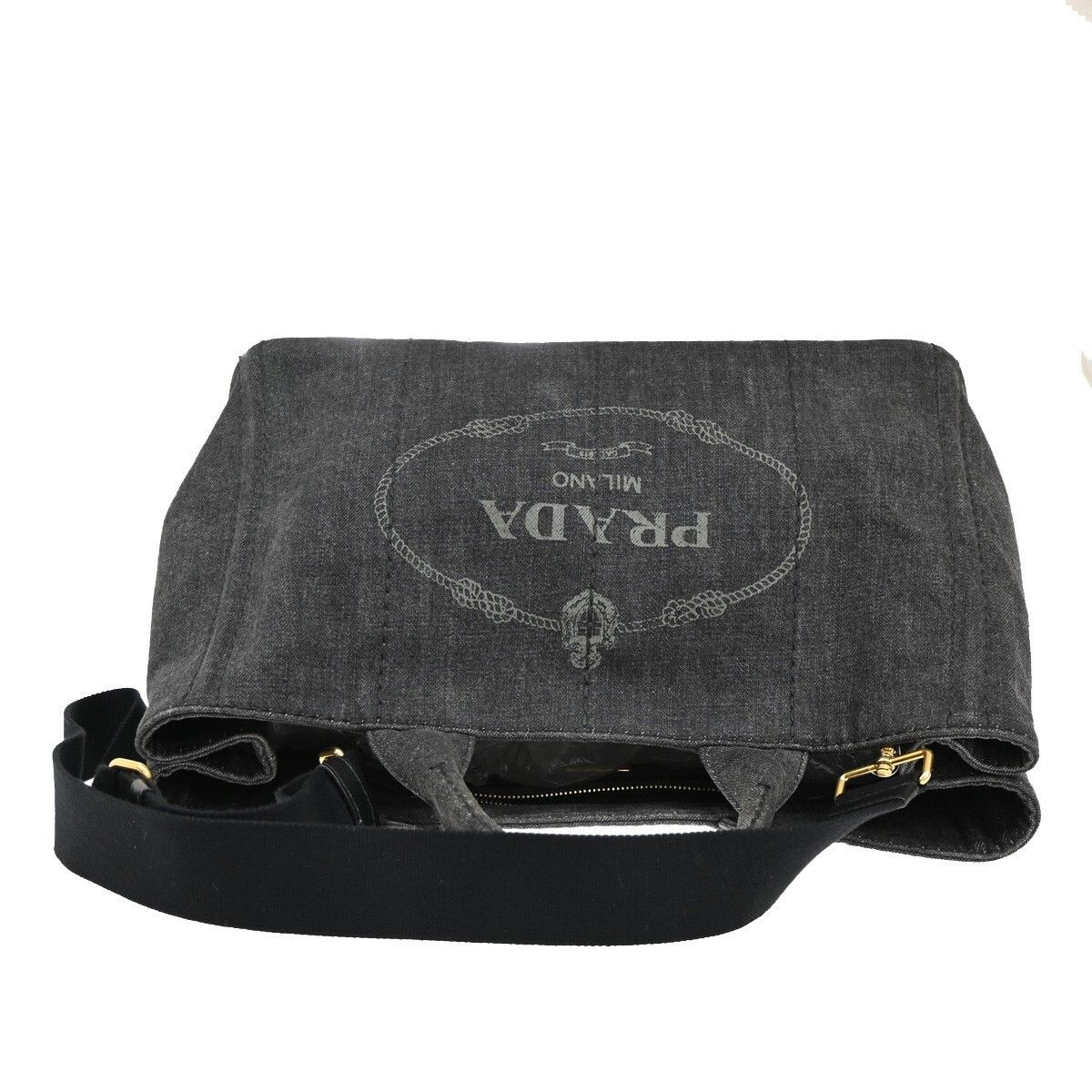 Prada Prada Canapa Convertible Tote Denim Size ONE SIZE - 9 Thumbnail