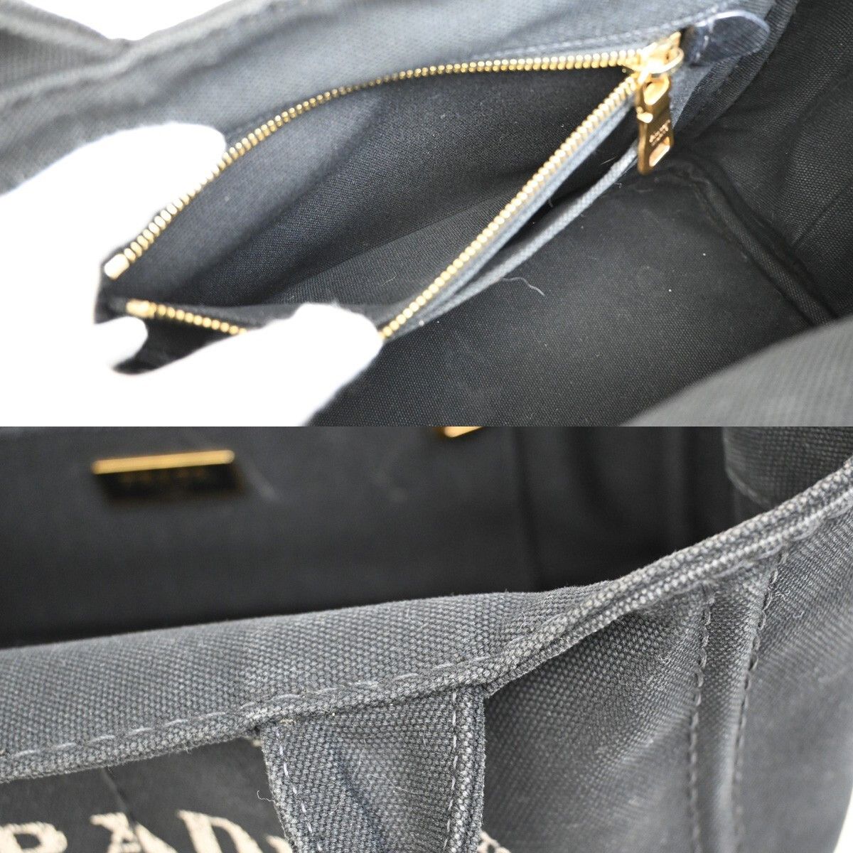 Prada Prada Canapa Convertible Tote Canvas Size ONE SIZE - 16 Thumbnail