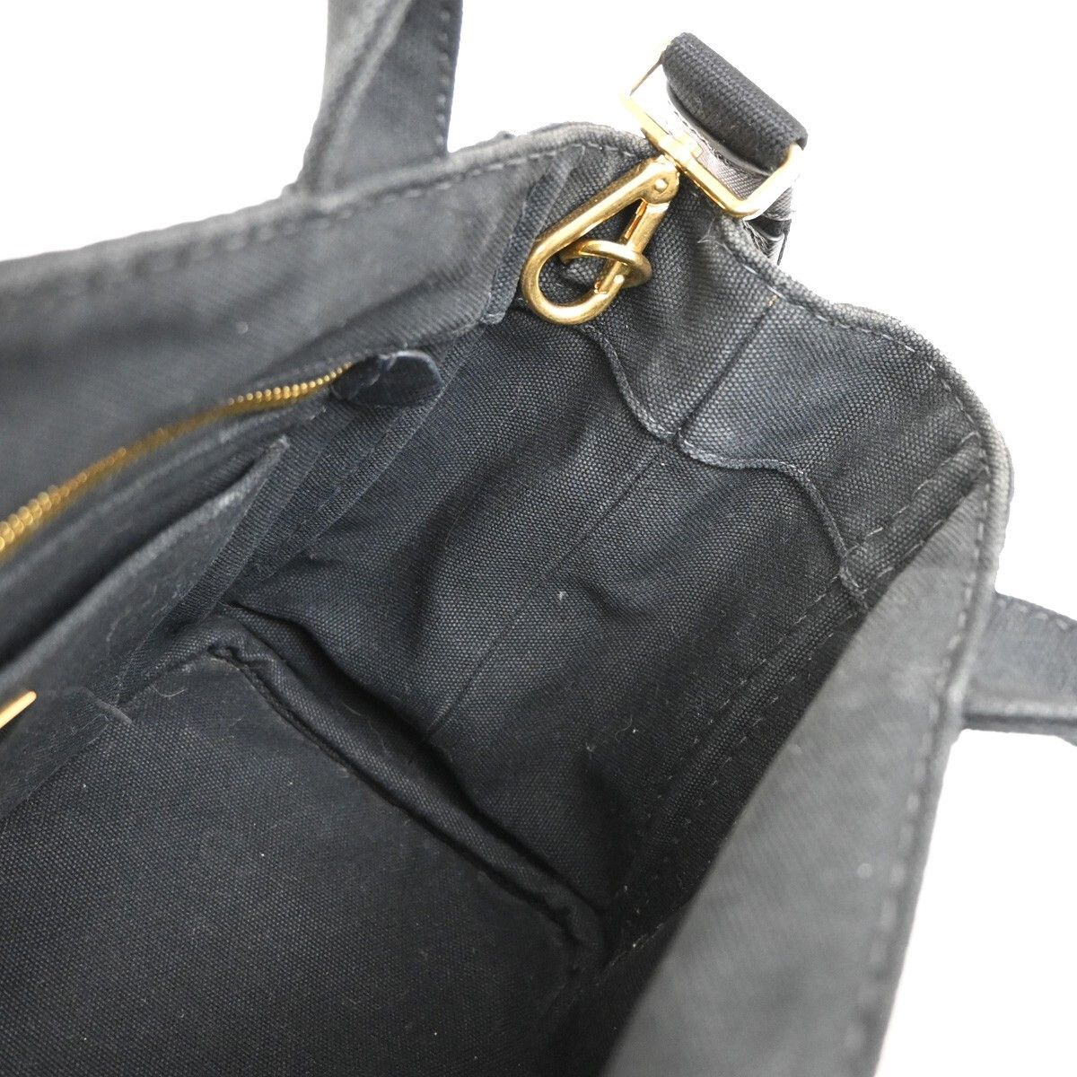 Prada Prada Canapa Convertible Tote Canvas Size ONE SIZE - 13 Thumbnail