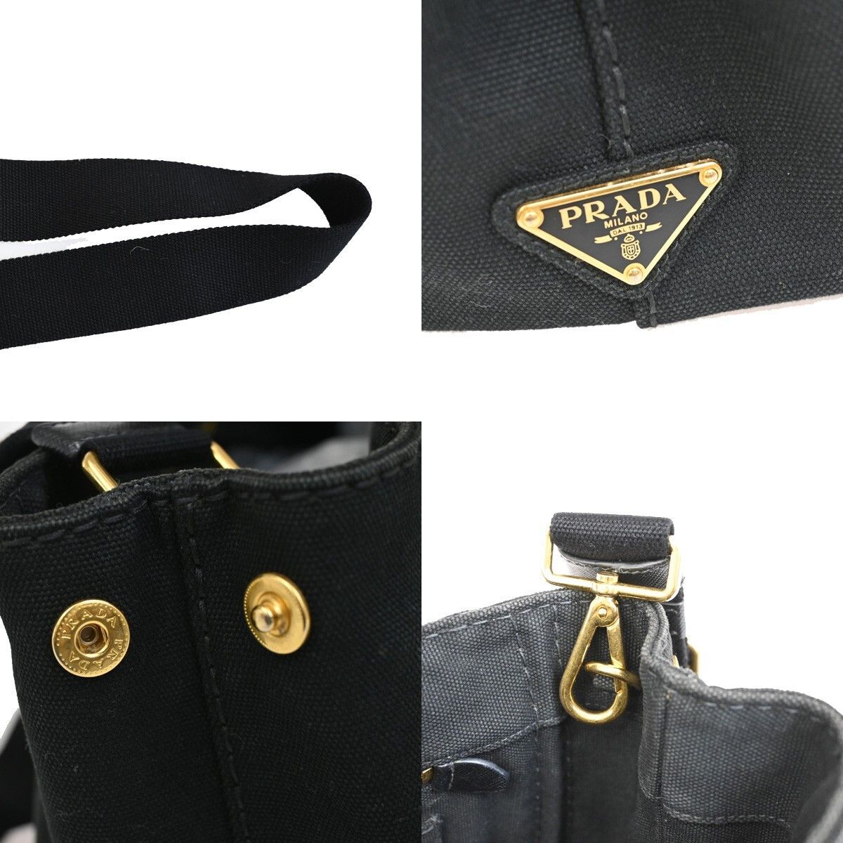 Prada Prada Canapa Convertible Tote Canvas Size ONE SIZE - 12 Thumbnail