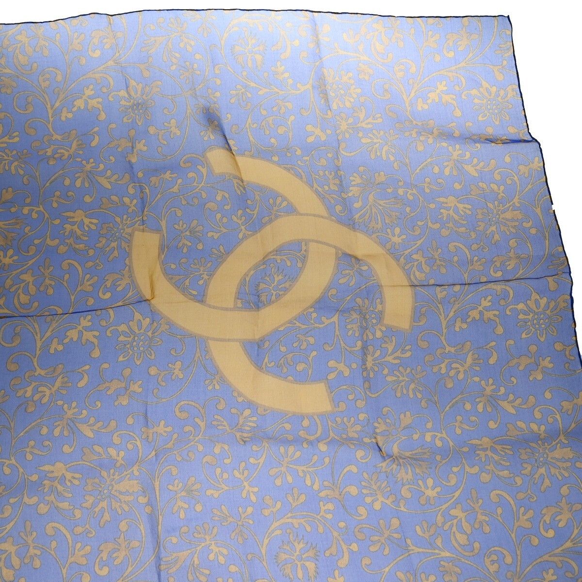 Chanel Chanel Scrunchie and Square Scarf Hair Tie Set Printed Silk Size ONE SIZE - 3 Thumbnail