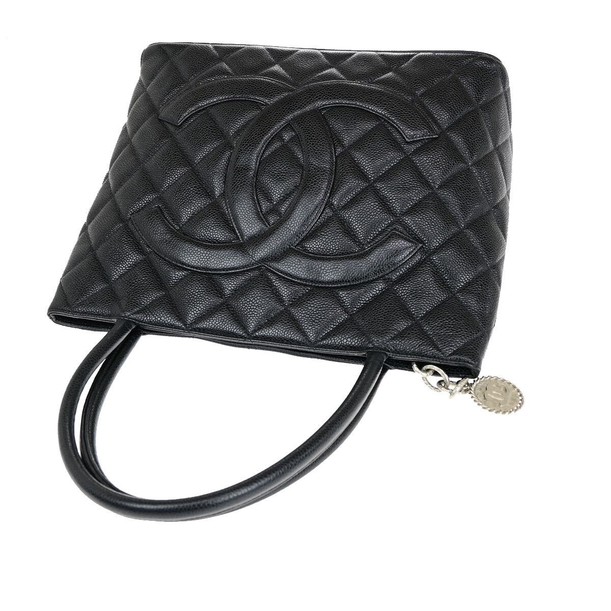 Chanel Chanel Medallion Tote Quilted Caviar Size ONE SIZE - 8 Thumbnail