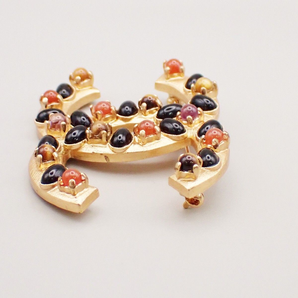 Chanel Chanel CC Brooch Gripoix and Metal Size ONE SIZE - 3 Thumbnail