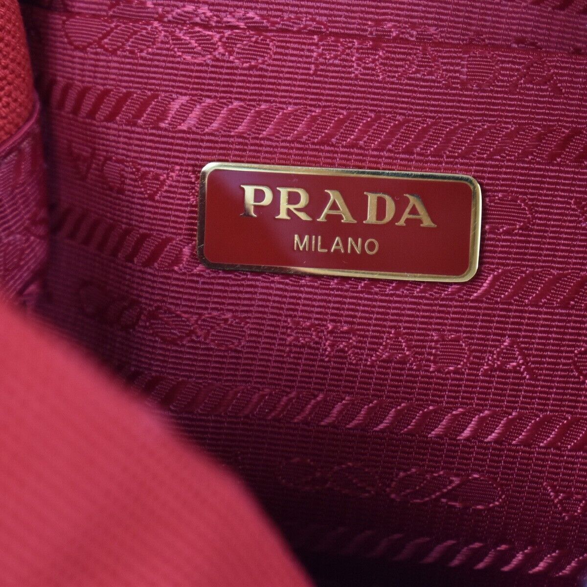 Prada Prada Drawstring Bucket bag Canvas and Wicker Size ONE SIZE - 7 Thumbnail
