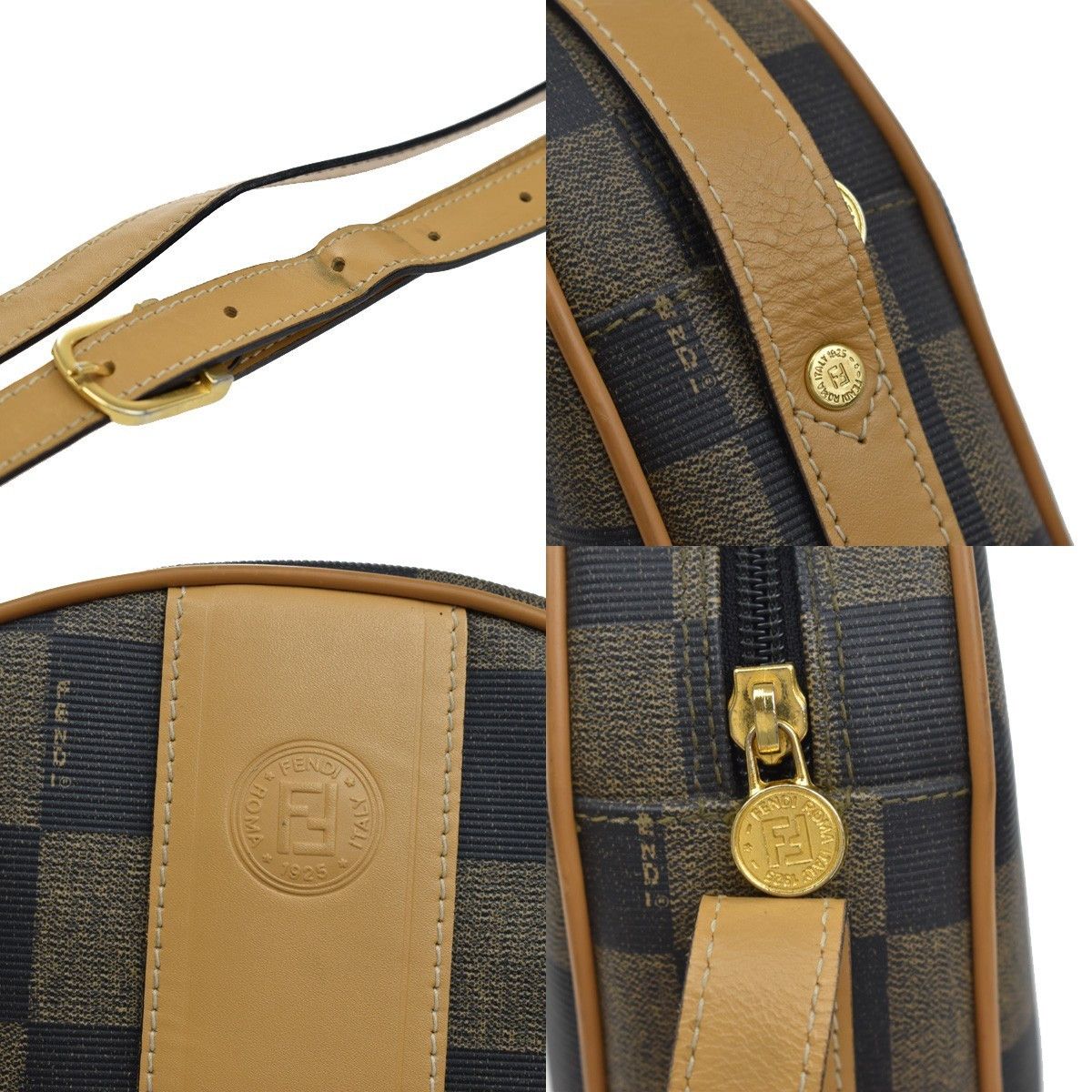 Fendi Fendi Vintage Pequin Shoulder bag Pequin Size ONE SIZE - 10 Thumbnail
