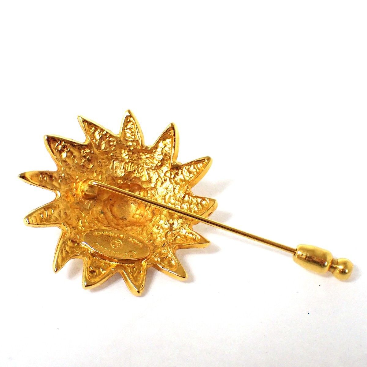 Chanel Chanel Vintage Sunburst Lion Head Brooch Metal Size ONE SIZE - 2 Thumbnail