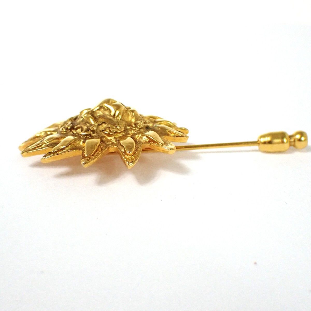 Chanel Chanel Vintage Sunburst Lion Head Brooch Metal Size ONE SIZE - 3 Thumbnail