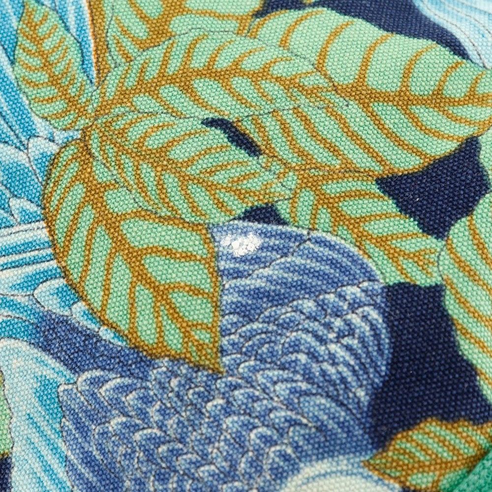 Hermes Hermes Vintage Drawstring Bucket Shoulder Bag Printed Canvas Size ONE SIZE - 8 Thumbnail