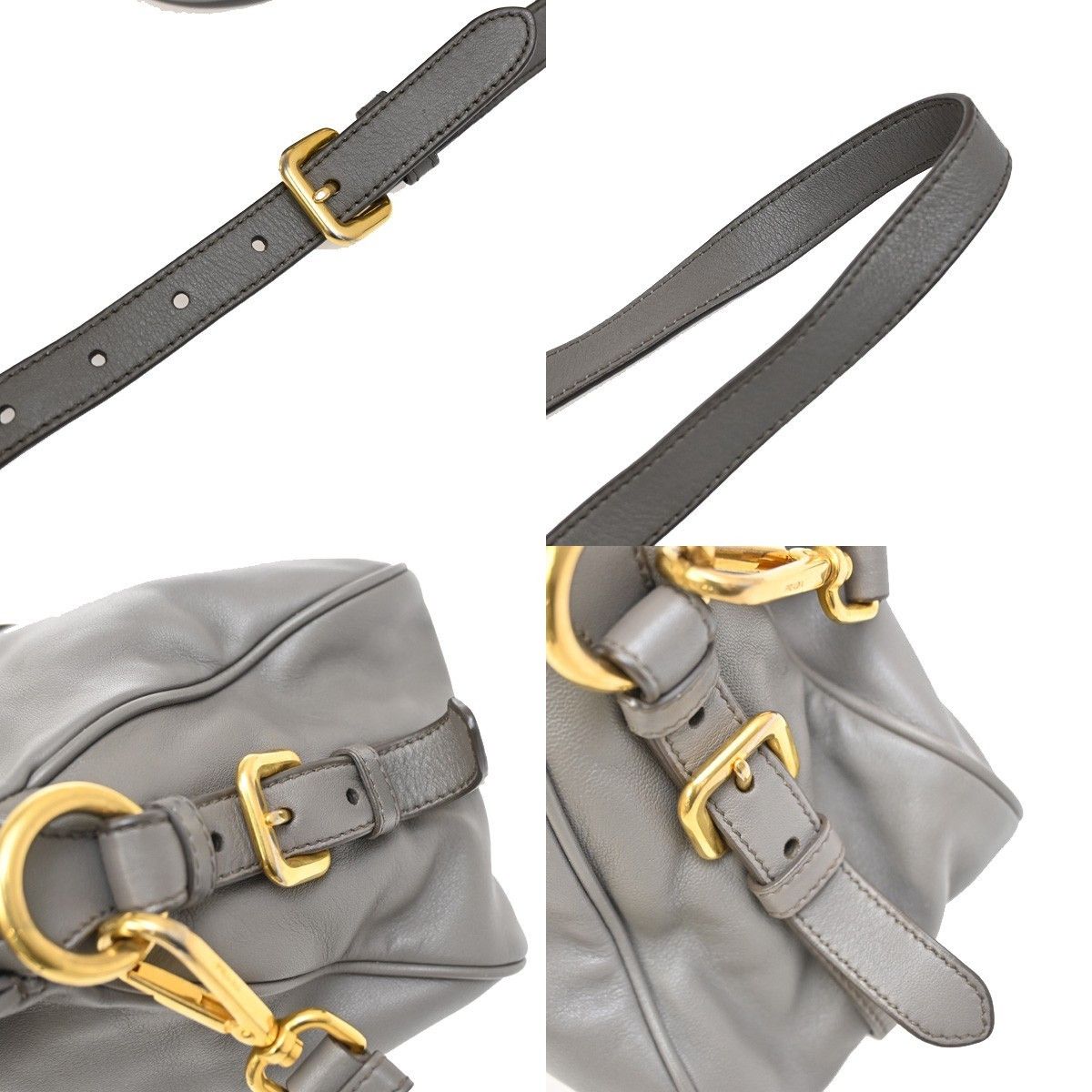Prada Prada Convertible Belted Satchel Soft Calf Size ONE SIZE - 11 Thumbnail