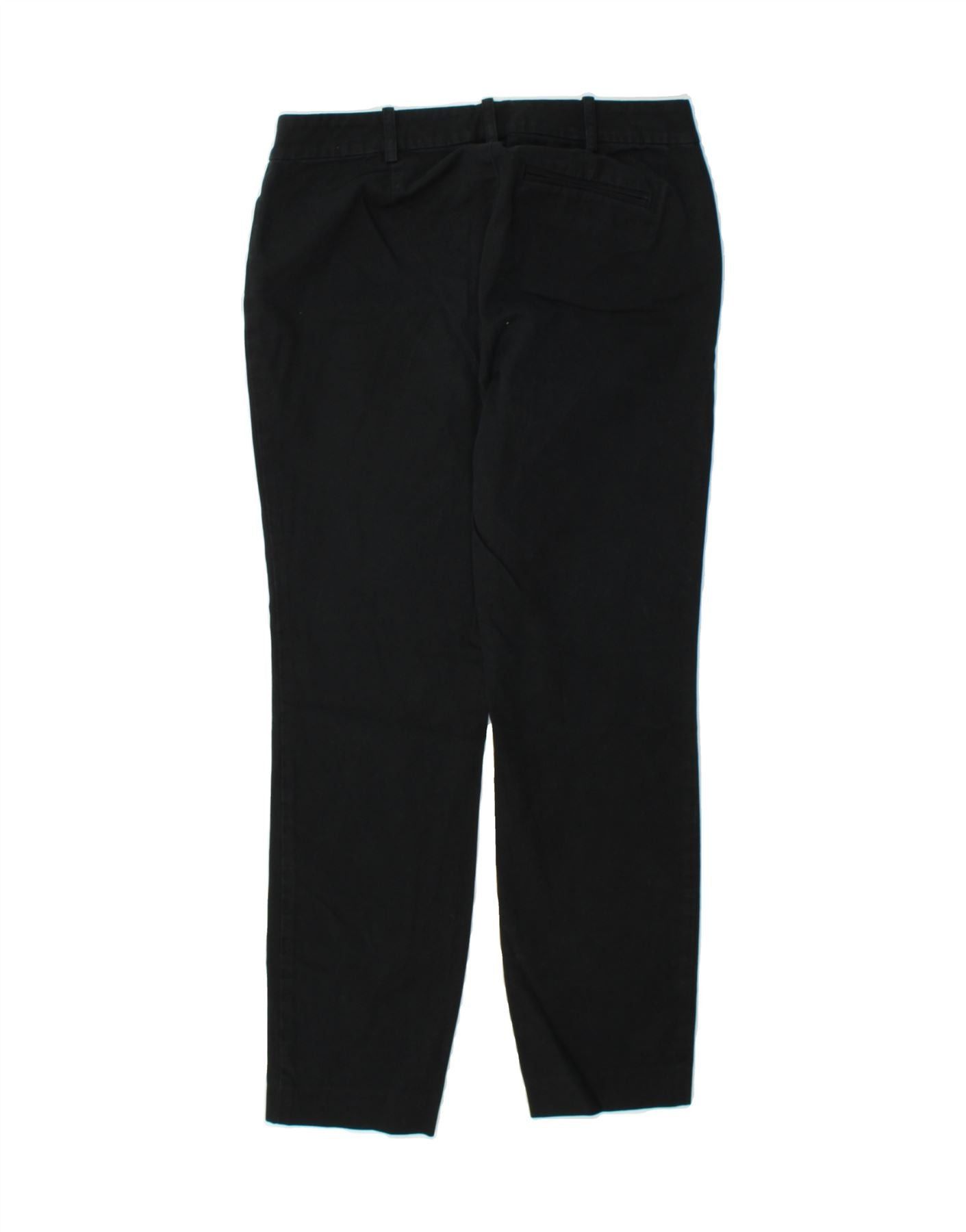 Ralph Lauren Womens Slim Casual Trousers US 4 Small W30 L26 Black Cotton Size 25" / US 0 / IT 36 - 2 Thumbnail