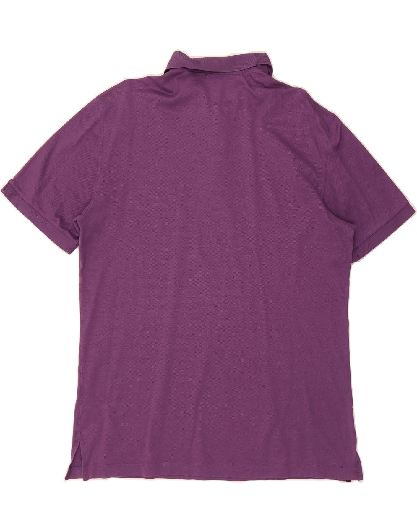 Ralph Lauren Mens Polo Shirt Large Purple Cotton Size US L / EU 52-54 / 3 - 2 Thumbnail