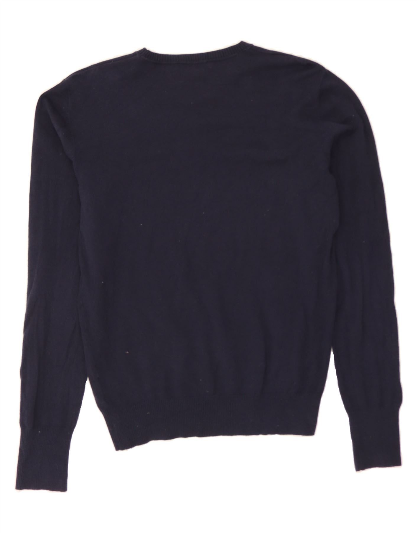 Diesel Mens Crew Neck Jumper Sweater Large Navy Blue Size US L / EU 52-54 / 3 - 2 Thumbnail