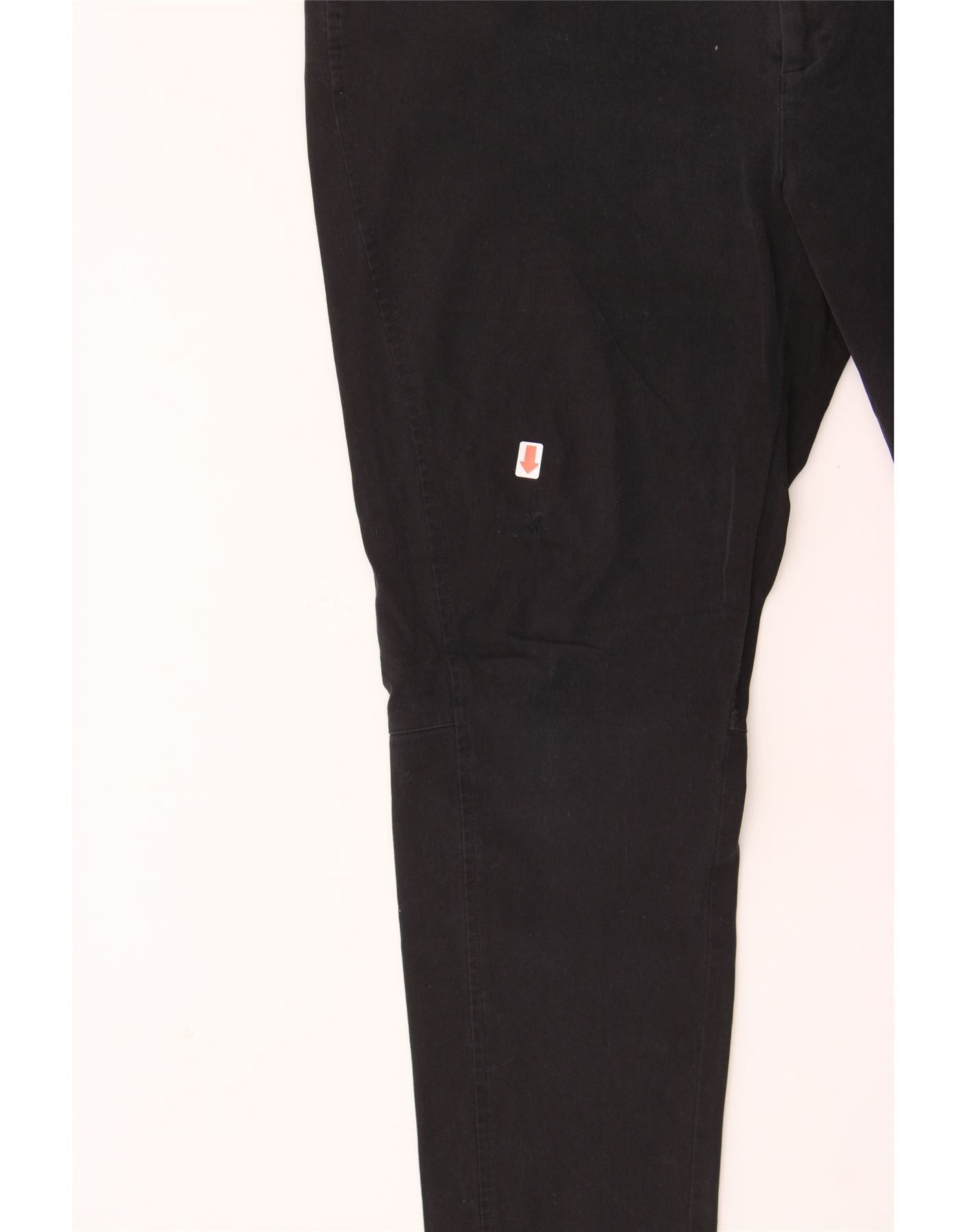 Ralph Lauren Womens Slim Cropped Trousers US 12 Large W34 L25 Black Size 30" / US 8 / IT 44 - 3 Thumbnail
