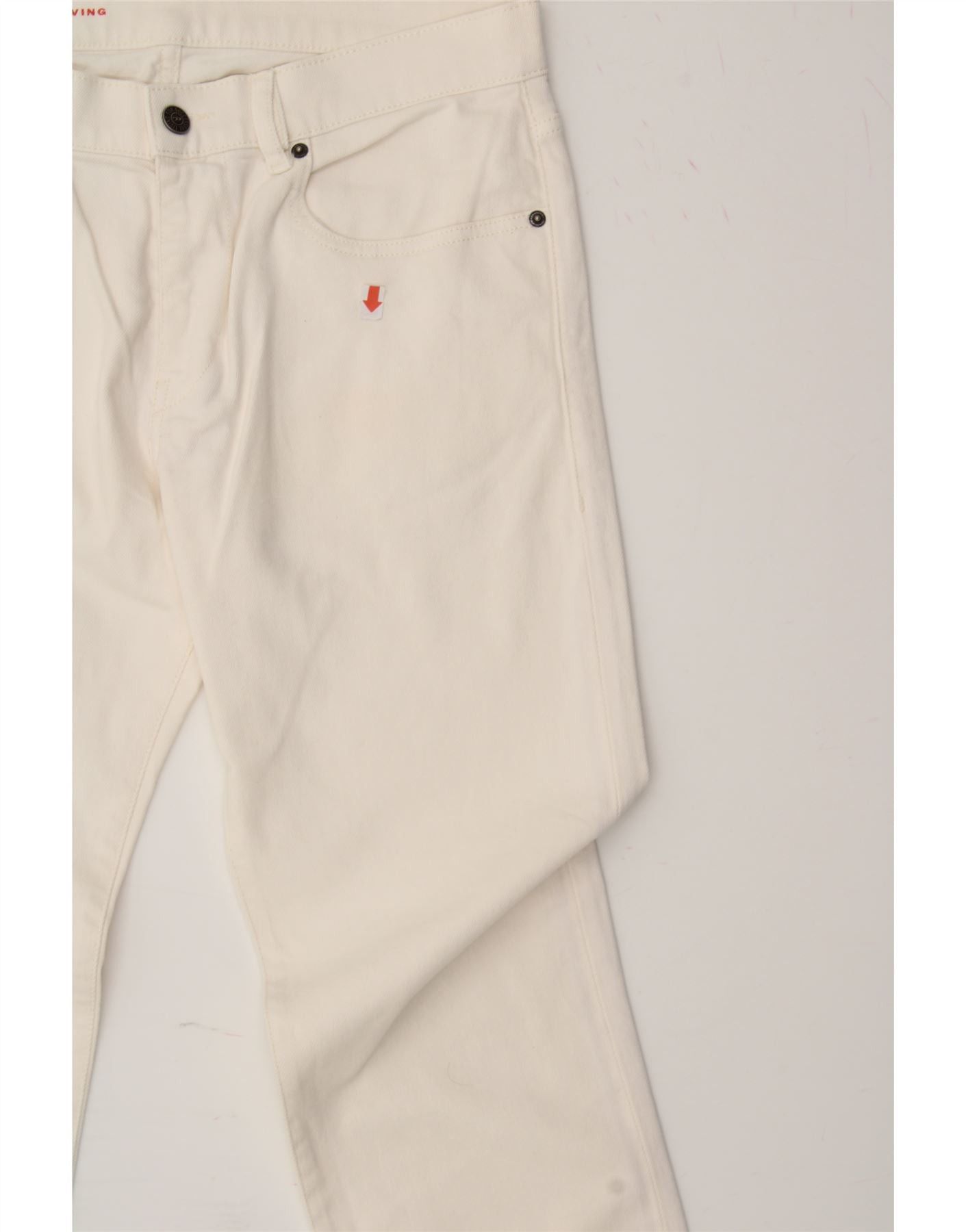 Diesel Womens Slim Jeans W31 L28 White Size 42" / US 20 - 3 Thumbnail