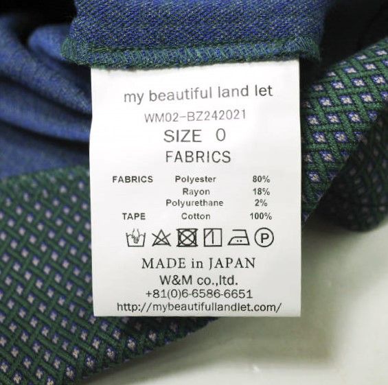 Other Other my beautiful landlet JACQUARD CHECK JERSEY Jacket Others Outerwear WM02-BZ242021 DUTY FREE for USA Size ONE SIZE - 9 Thumbnail