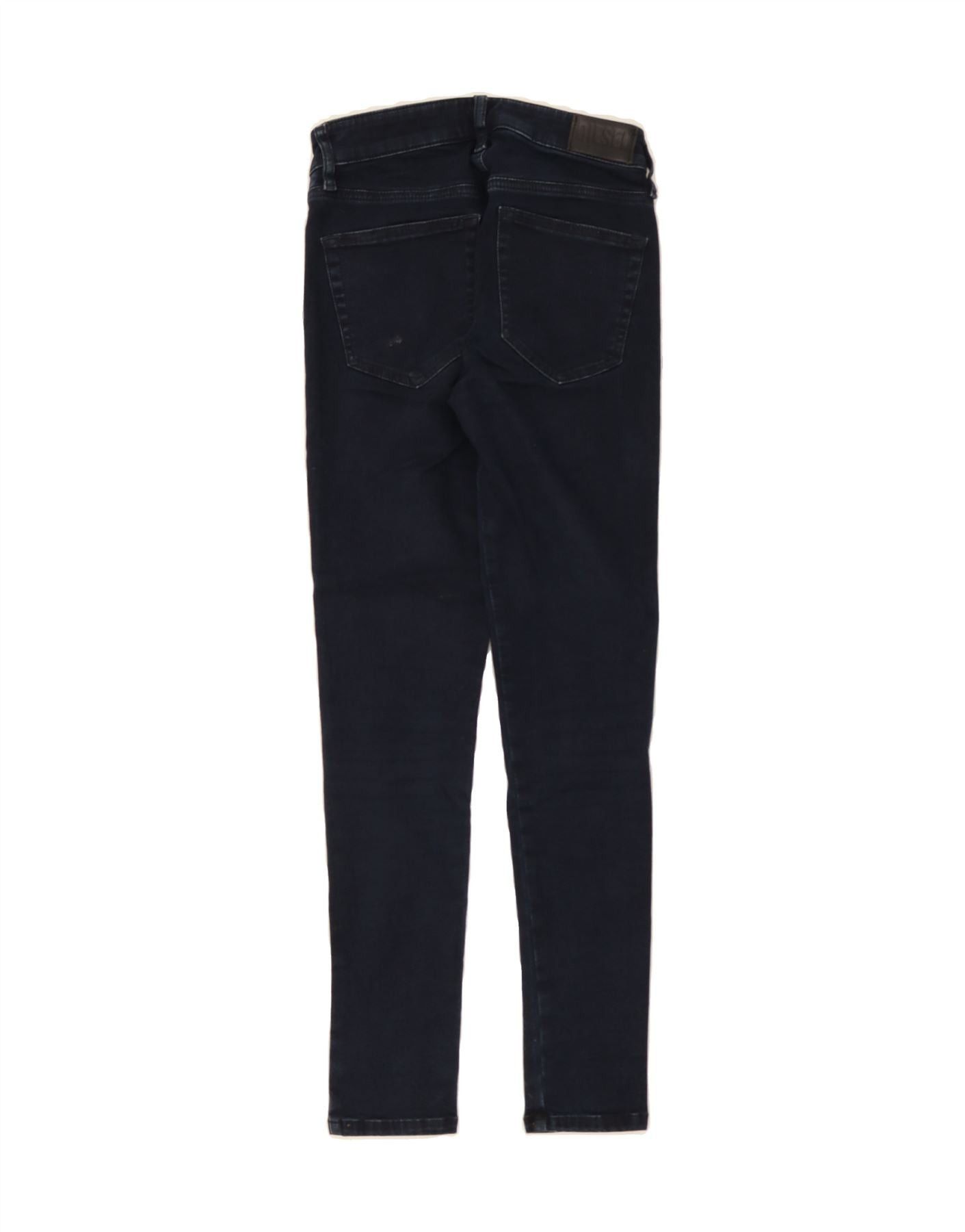 Diesel Womens Skinny Jeans W26 L30 Navy Blue Cotton Size 42" / US 20 - 2 Thumbnail
