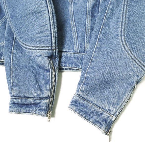 Acne Studios Acne Studios Acne Studios BIKER DENIM JACKET Denim Jacket Denim Outerwear FN-MN-OUTW001115 DUTY FREE for USA Size ONE SIZE - 6 Thumbnail