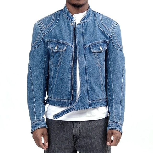 Acne Studios Acne Studios Acne Studios BIKER DENIM JACKET Denim Jacket Denim Outerwear FN-MN-OUTW001115 DUTY FREE for USA Size ONE SIZE - 3 Thumbnail