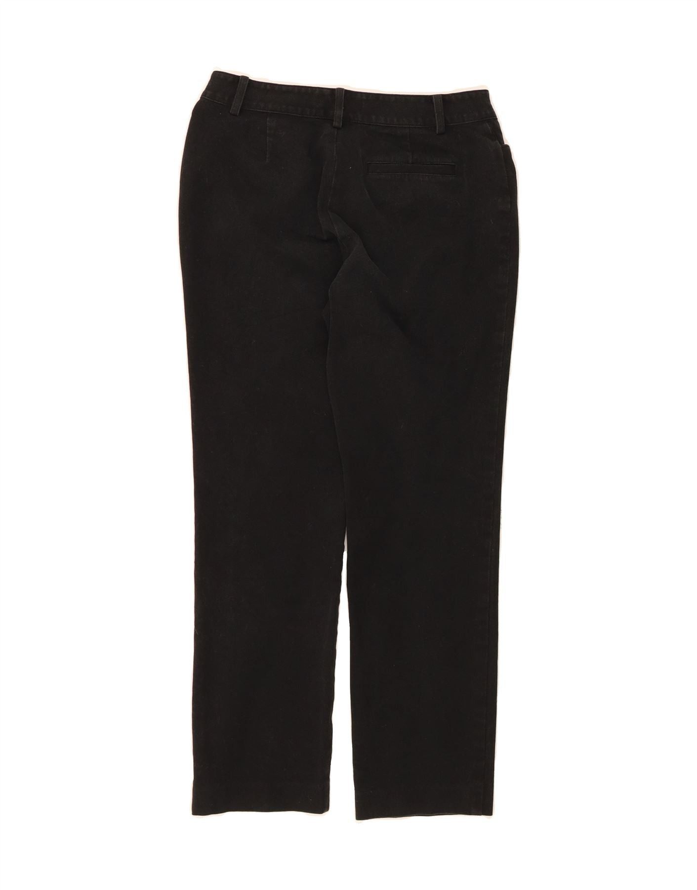 Ralph Lauren Womens Petite Straight Casual Trousers US 2 XS W27 L26 Black Size 24" / US 00 / IT 34 - 2 Thumbnail