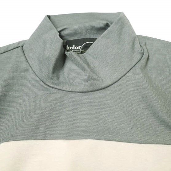 Other Other kolor Light Ponte High Neck Cut and Sewn Others T-Shirts 24SCM-T03202 DUTY FREE for USA Size ONE SIZE - 4 Thumbnail