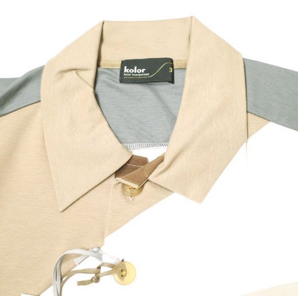 Other Other kolor Light Ponte Polo Shirts Tops Others Tops 24SCM-T04202 DUTY FREE for USA Size ONE SIZE - 5 Thumbnail