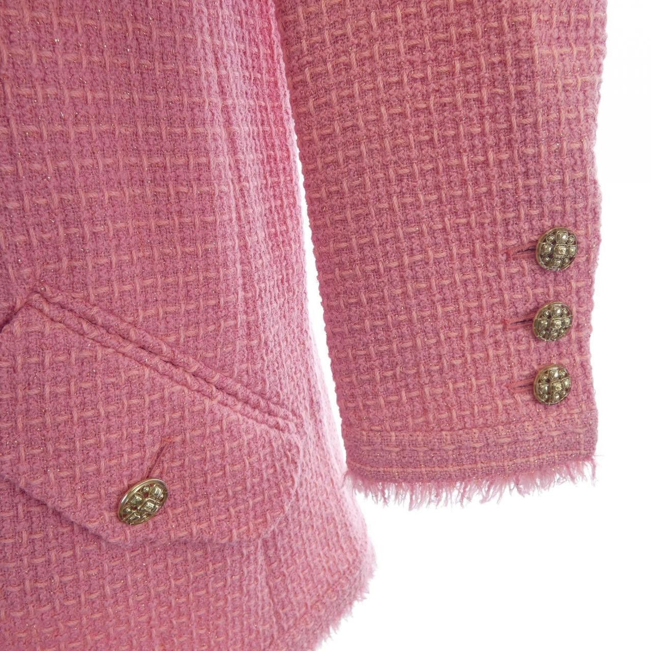 Chanel Chanel Chanel P64572V41285 Collarless Jacket Others Outerwear P64572V41285 20A DUTY FREE for USA Size ONE SIZE - 7 Thumbnail