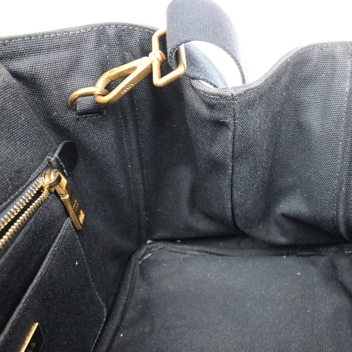 Prada Prada Canapa Righe Canvas Size ONE SIZE - 14 Thumbnail