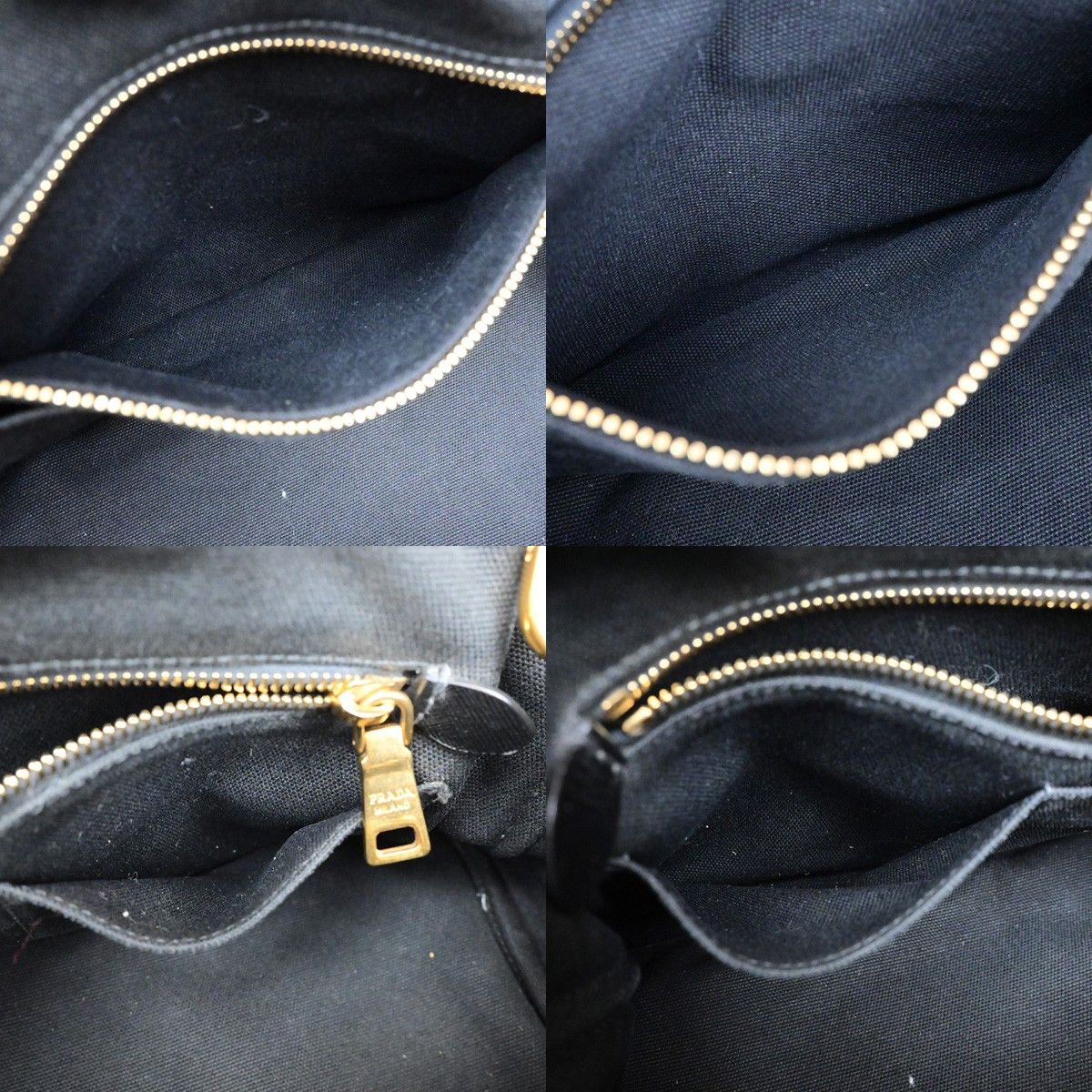 Prada Prada Canapa Righe Canvas Size ONE SIZE - 6 Thumbnail
