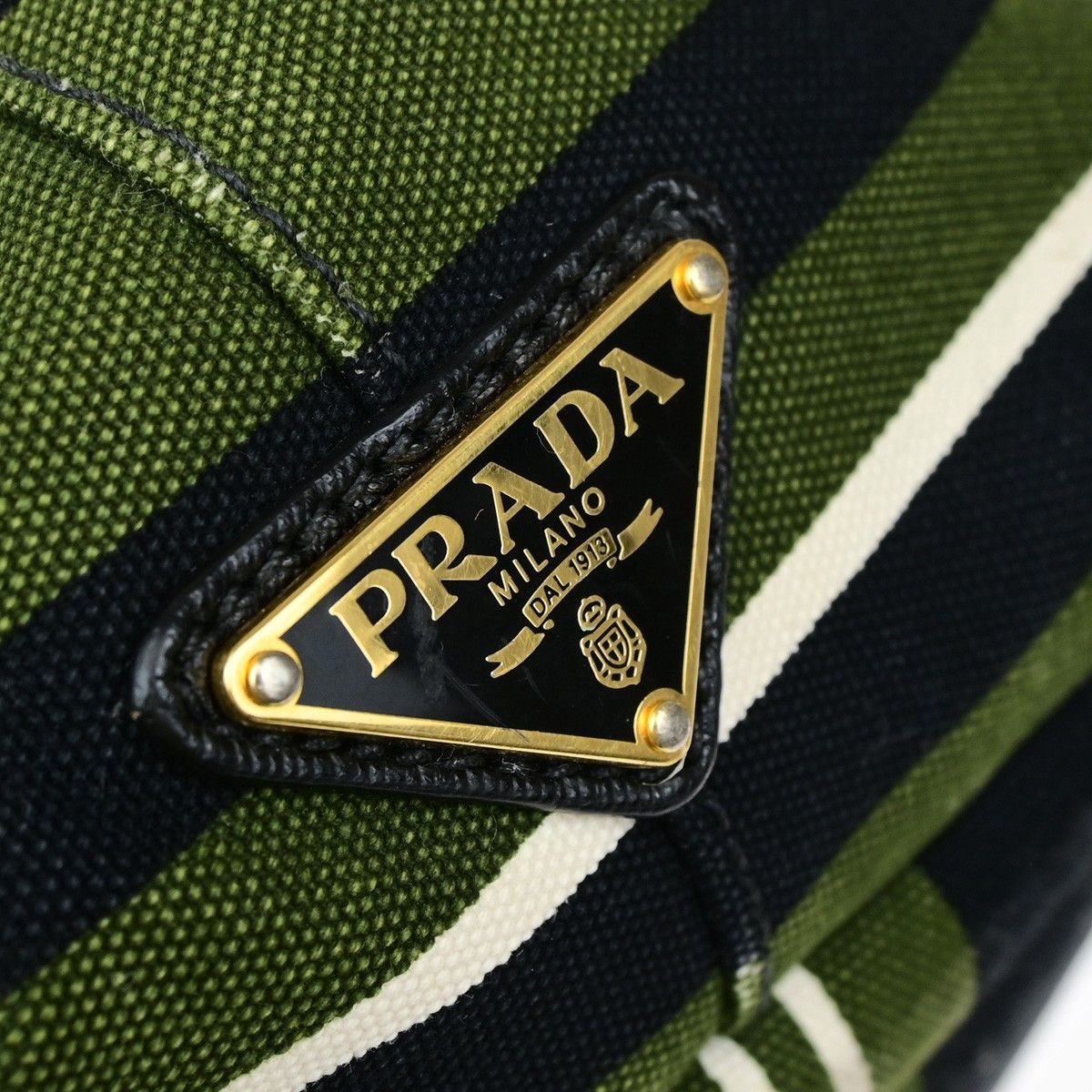 Prada Prada Canapa Righe Canvas Size ONE SIZE - 11 Thumbnail