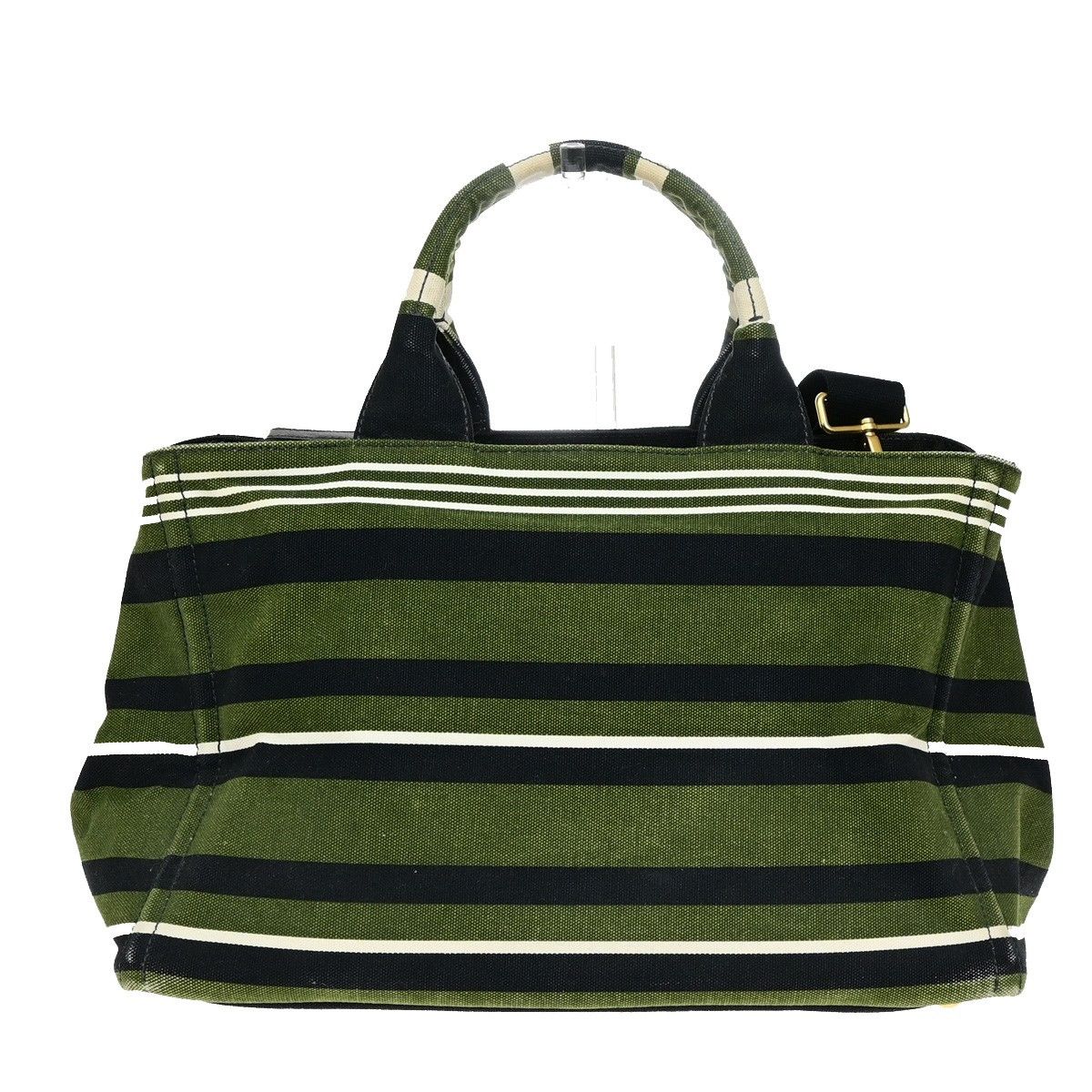 Prada Prada Canapa Righe Canvas Size ONE SIZE - 2 Thumbnail