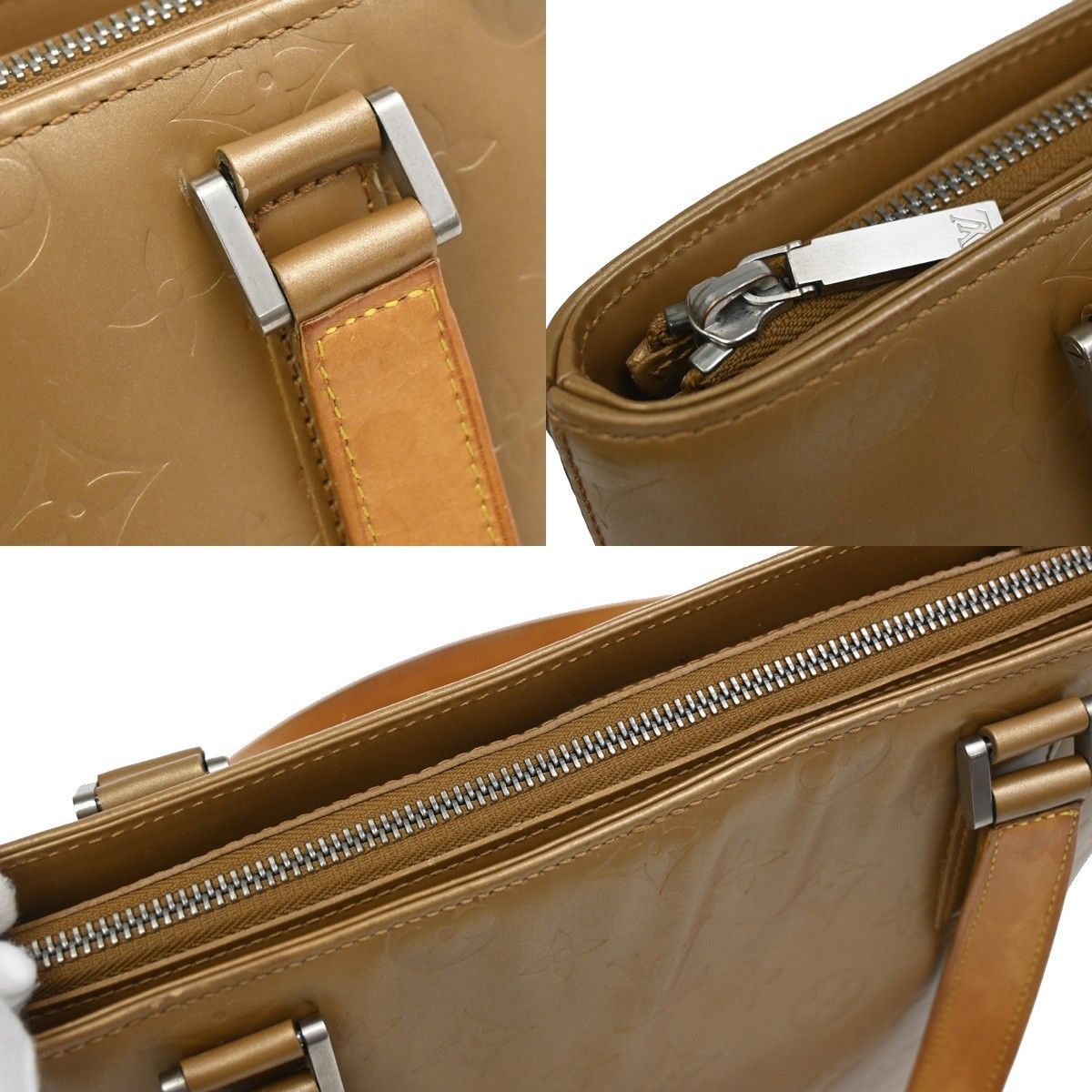 Louis Vuitton Louis Vuitton Mat Stockton Handbag Monogram Vernis Size ONE SIZE - 10 Thumbnail