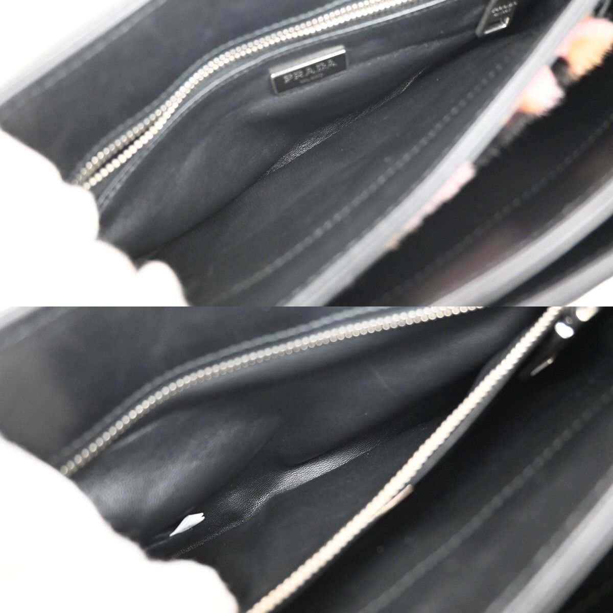 Prada Prada Chain Flap Shoulder Bag Pony Hair and Nylon Size ONE SIZE - 16 Thumbnail
