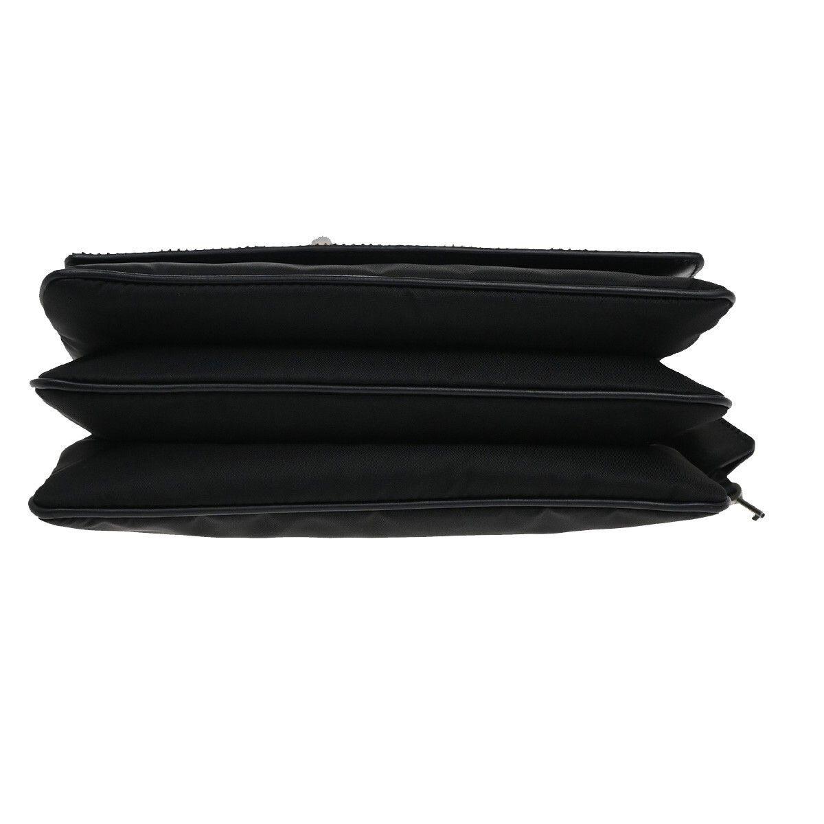 Prada Prada Chain Flap Shoulder Bag Pony Hair and Nylon Size ONE SIZE - 18 Thumbnail