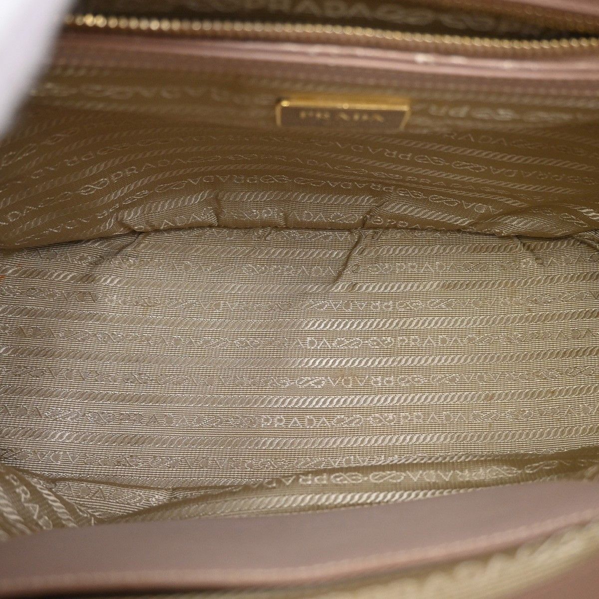 Prada Prada Double Zip Lux Tote Saffiano Leather Size ONE SIZE - 5 Thumbnail