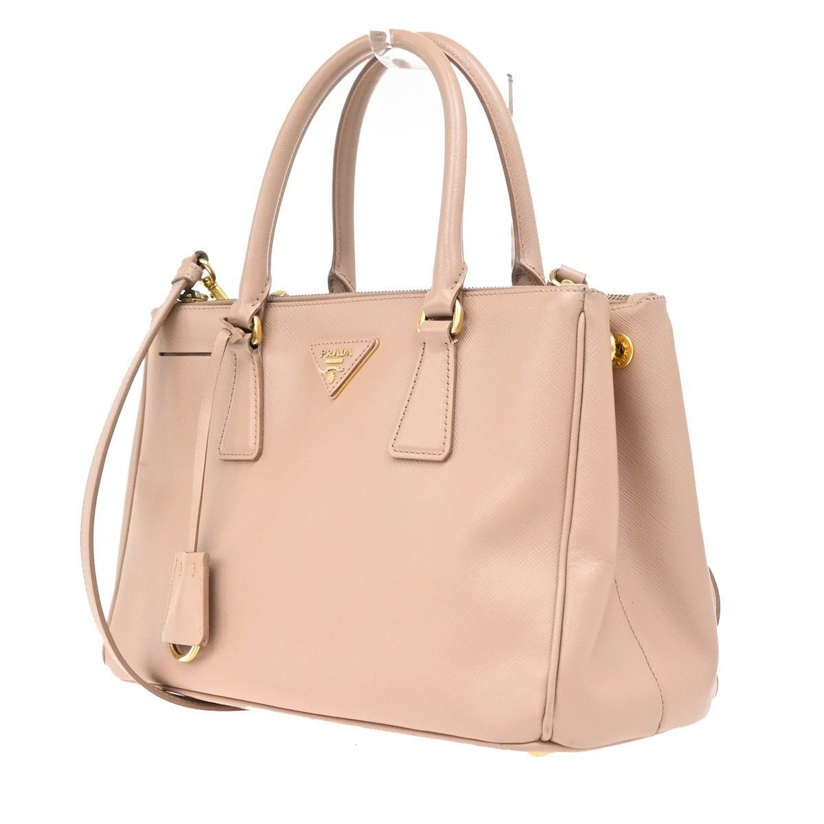 Prada Prada Double Zip Lux Tote Saffiano Leather Size ONE SIZE - 3 Thumbnail