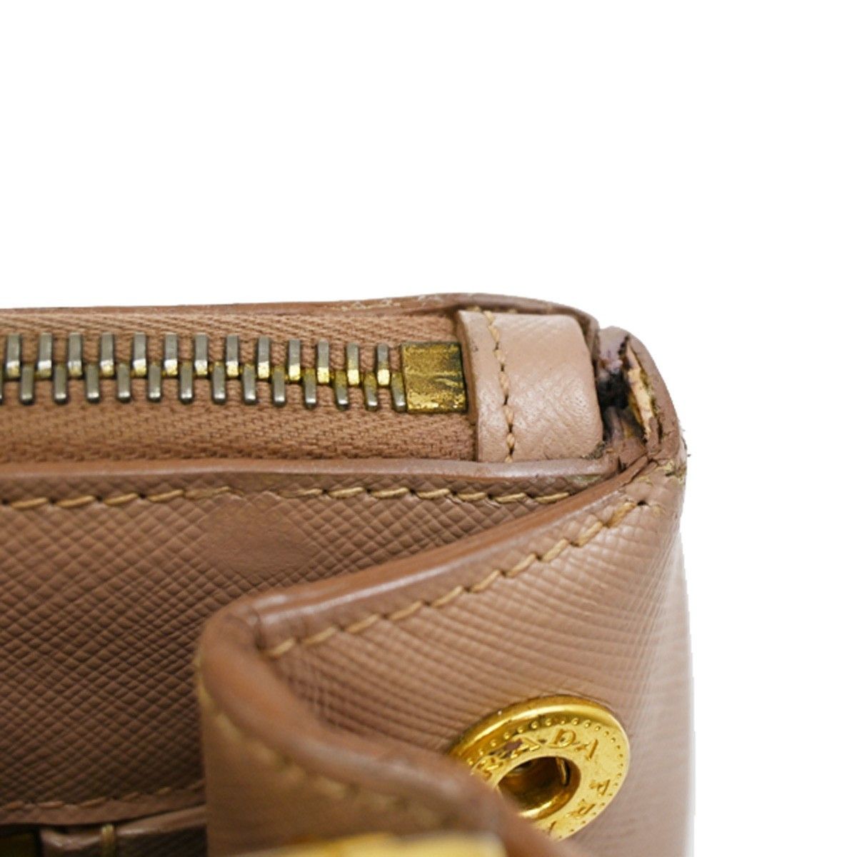 Prada Prada Double Zip Lux Tote Saffiano Leather Size ONE SIZE - 11 Thumbnail