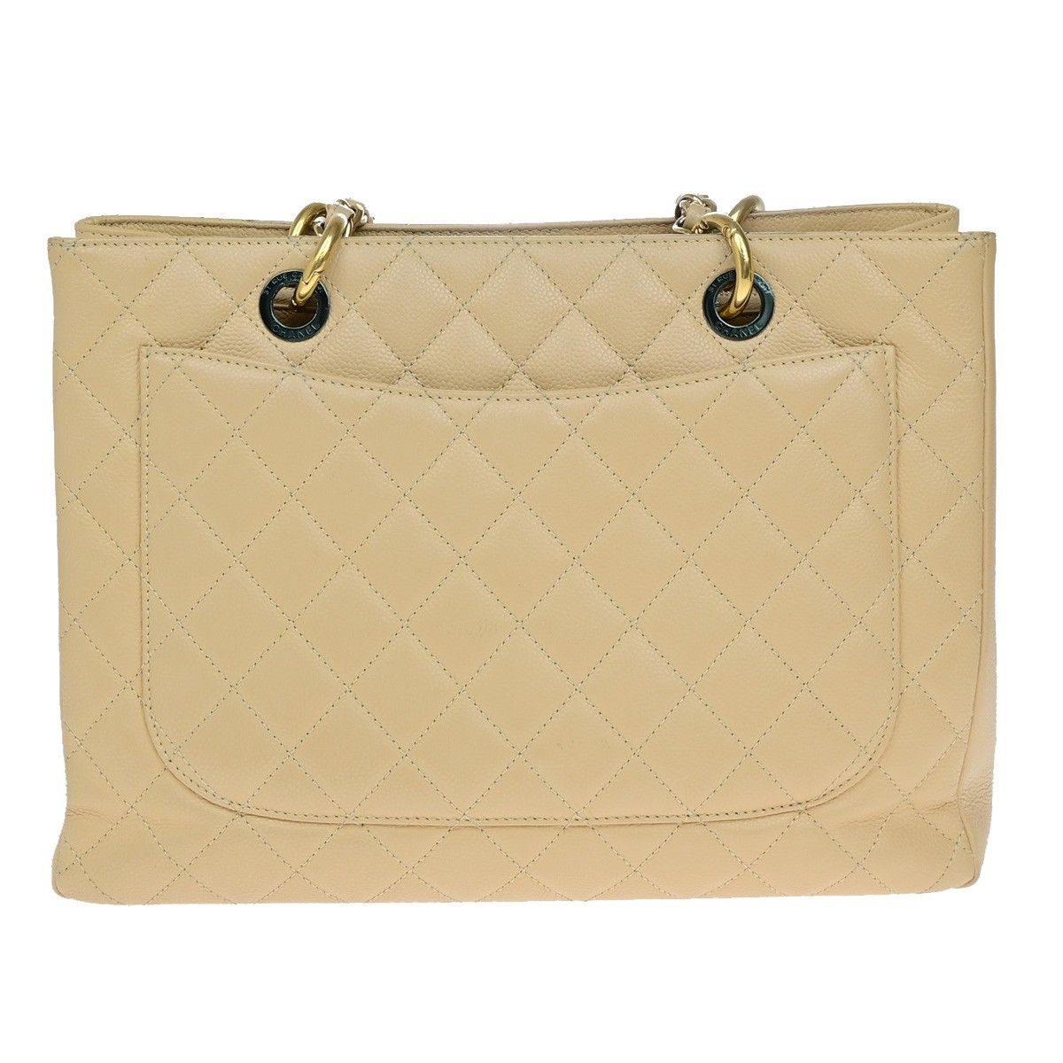 Chanel Chanel Grand Shopping Tote Quilted Caviar Size ONE SIZE - 2 Thumbnail